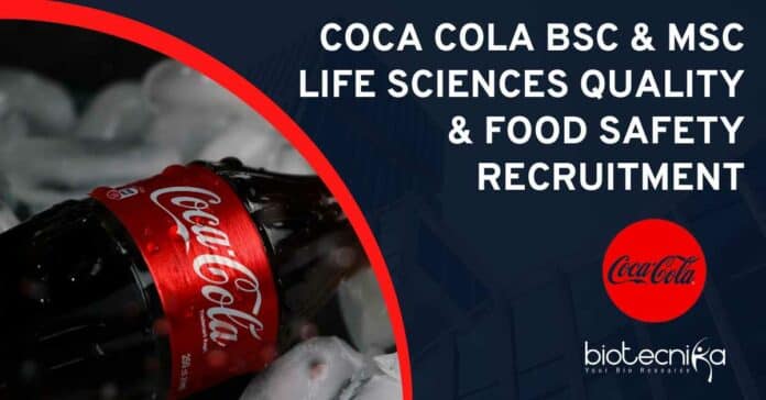 Coca Cola Life Sciences Job