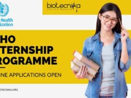 WHO Internship Programme