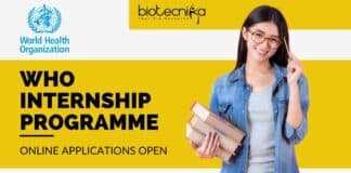 WHO Internship Programme