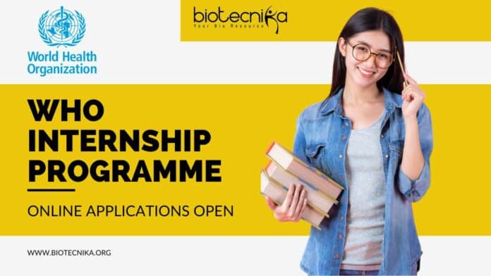 WHO Internship Programme