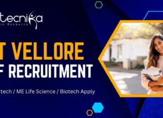 VIT Vellore JRF Recruitment