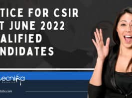 CSIR NET JRF Certificate