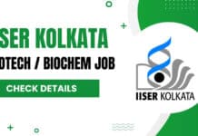 Biochemistry / Biotechnology Job