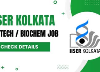Biochemistry / Biotechnology Job