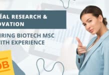 L’Oréal Research & Innovation Hiring Biotech Msc With Experience Loreal Msc Biotech Job