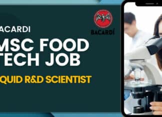 Msc Food Technology Job
