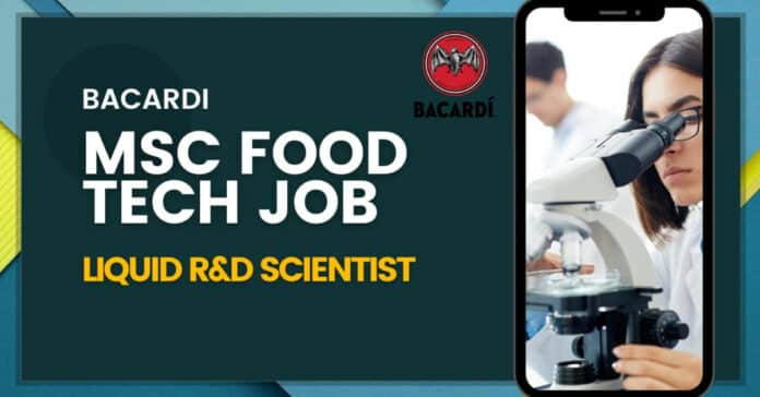 Msc Food Technology Job