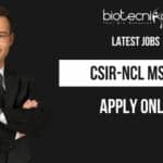 CSIR-NCL MSc