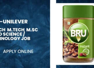 Unilever Food Tech Job
