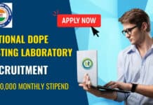 National Dope Testing Laboratory (NDTL) 6 Research Associate Post Vacant – Rs 60,000 Monthly Stipend NDTL Job Notification