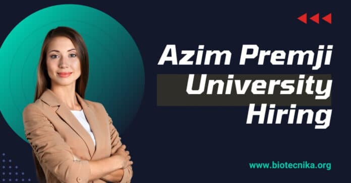 Azim Premji University Job