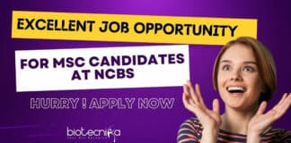NCBS Msc Life Science