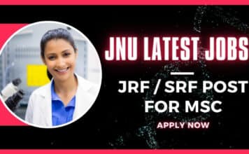 JNU Life Science Jobs