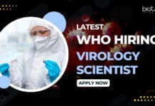 WHO Virologist Scientist Job Opening With Starting Salary USD 90,664 Latest Virology Jobs