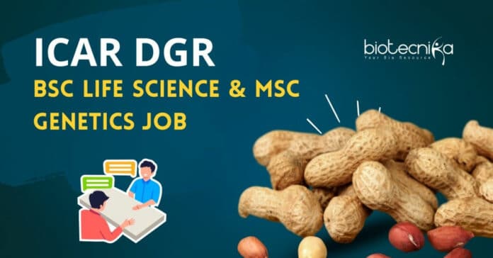ICAR DGR Hiring Biotechnology