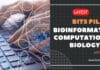 Latest Bioinformatics / Computational Biology Job Opening At BITS Pilani BITS Pilani Bioinformatics