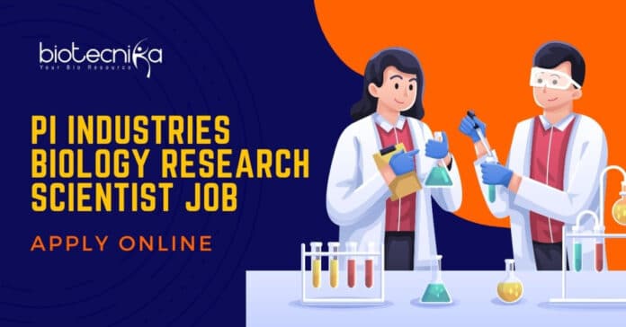 PI Industries Biology Job