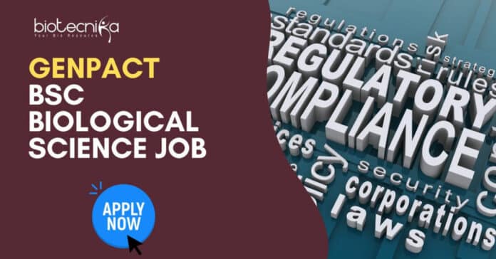 Genpact BSc Biological Science