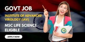 Govt Life Science Jobs