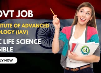 Govt Life Science Jobs