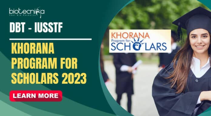 Khorana Program for Scholars 2023