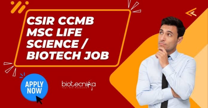 CCMB Msc Life Science