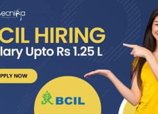 BCIL Biotech Job
