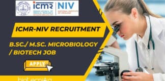 ICMR NIV Microbiology Job