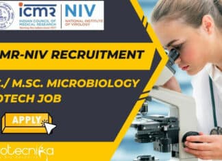 ICMR NIV Microbiology Job