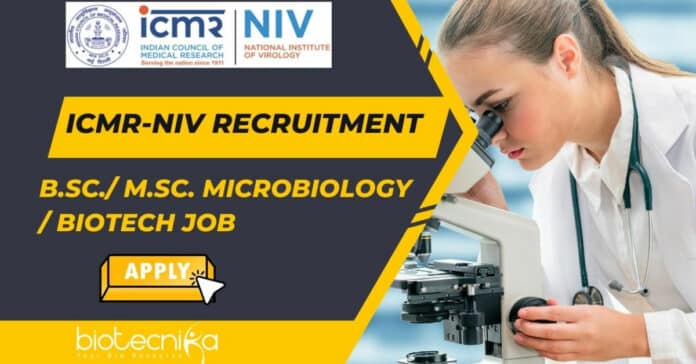 ICMR NIV Microbiology Job