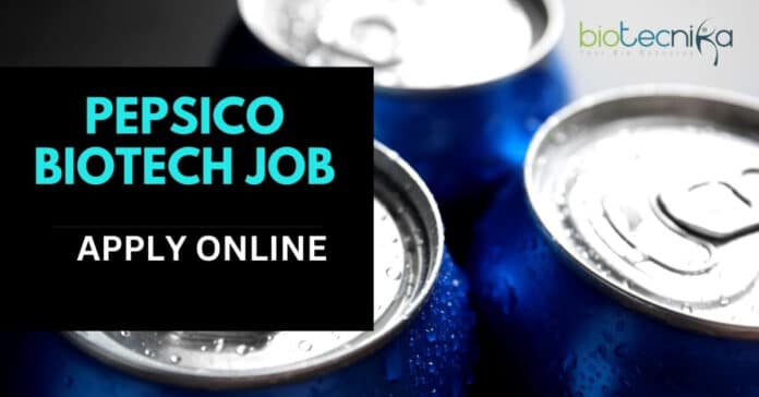 PepsiCo MSc Job