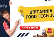 Britannia Food Technology Job – Quality Assurance Officer Post Britannia Food Technology Job