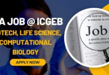 ICGEB Research Associate Job For PhD Biotech, Life Science, Computational Biology ICGEB Biotech