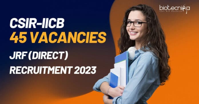 CSIR IICB JRF Direct