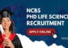 NCBS Latest PhD Life Science Job For Project Scientist Post NCBS PhD Life Science