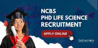 NCBS PhD Life Science