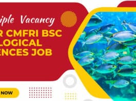 ICAR CMFRI Multiple Job