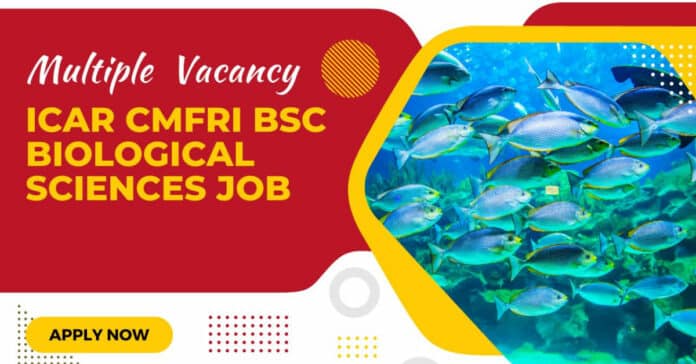 ICAR CMFRI Multiple Job