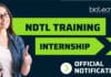 Exclusive NDTL Training / Internship Official Notification 2022-23 NDTL Training Internship Notification