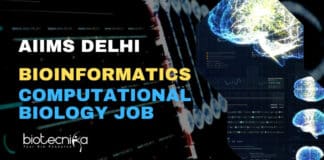 PhD Bioinformatics Job AIIMS