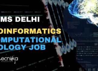 PhD Bioinformatics Job AIIMS