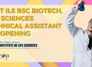 Govt ILS BSc Biotech