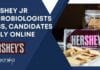 Hershey Jr Microbiologists Jobs, Candidates Apply Online Hershey India Microbiology Jobs