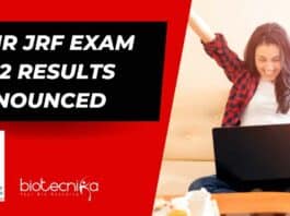 ICMR JRF Exam 2022 Results Announced