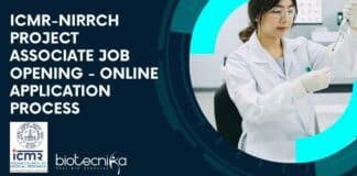 ICMR-NIRRCH Project Associate Job