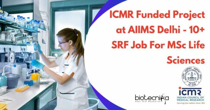 ICMR SRF Vacancies