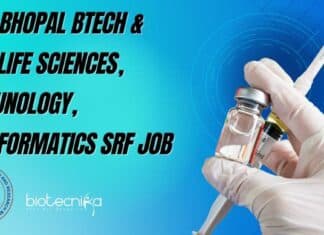 IISER Bhopal Immunology SRF