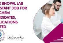 IISER Bhopal Lab Assistant Job For Biochem Candidates, Applications Invited IISER Bhopal Lab Assistant