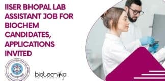 IISER Bhopal Lab Assistant
