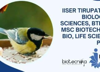 IISER Tirupati BSc Biological